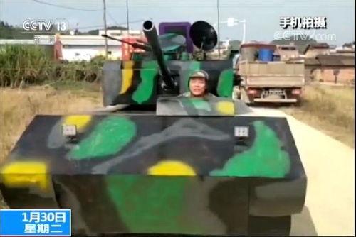 小伙自制网红刷石机,小伙创意无限，打造家居清洁新潮流